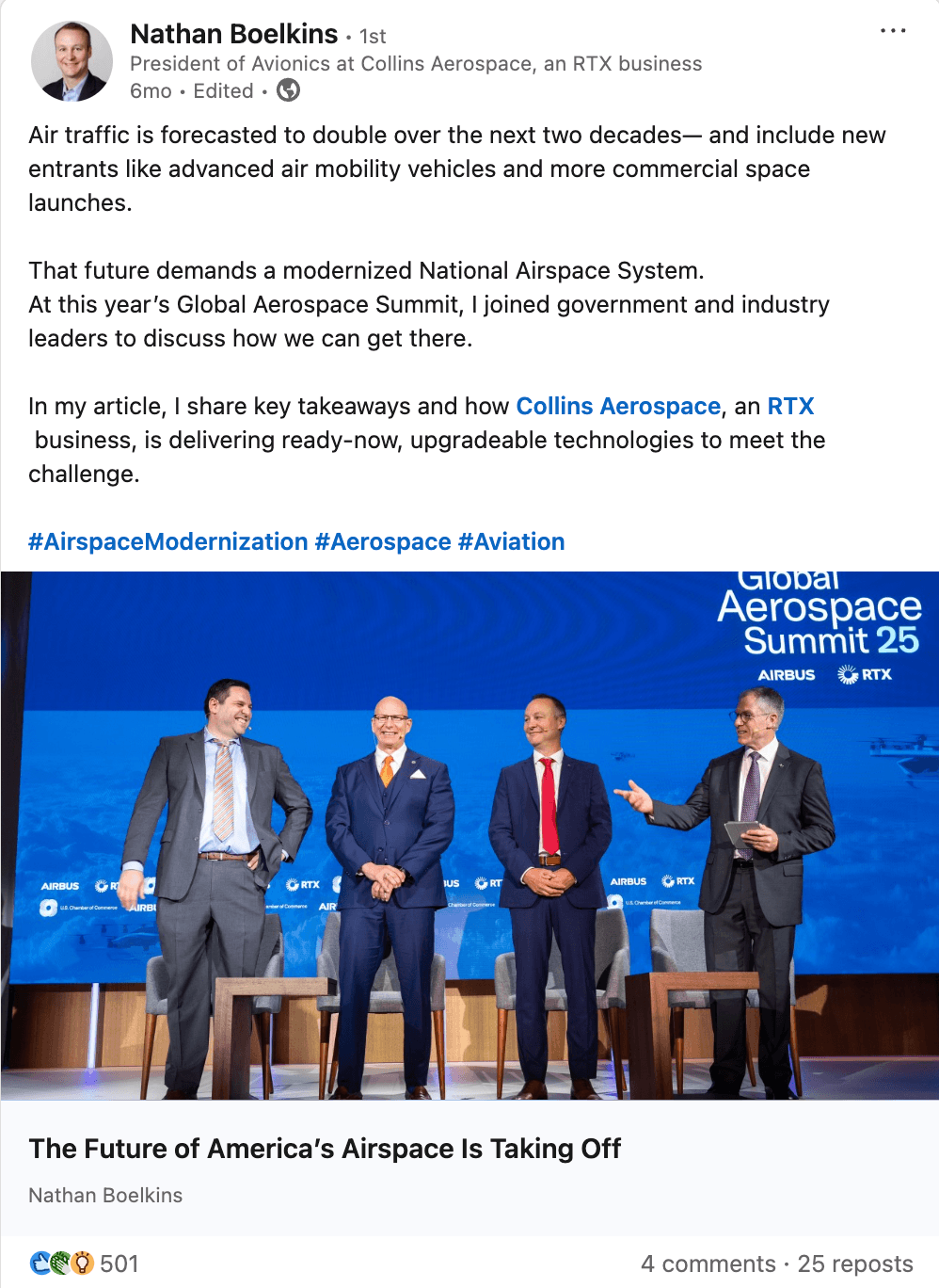 Nathan Boelkins — airspace modernization