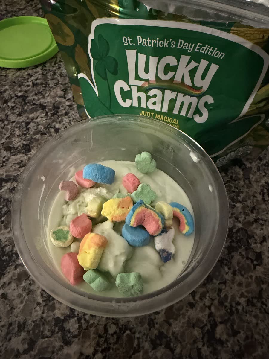 Luck of the Charm homemade ice cream