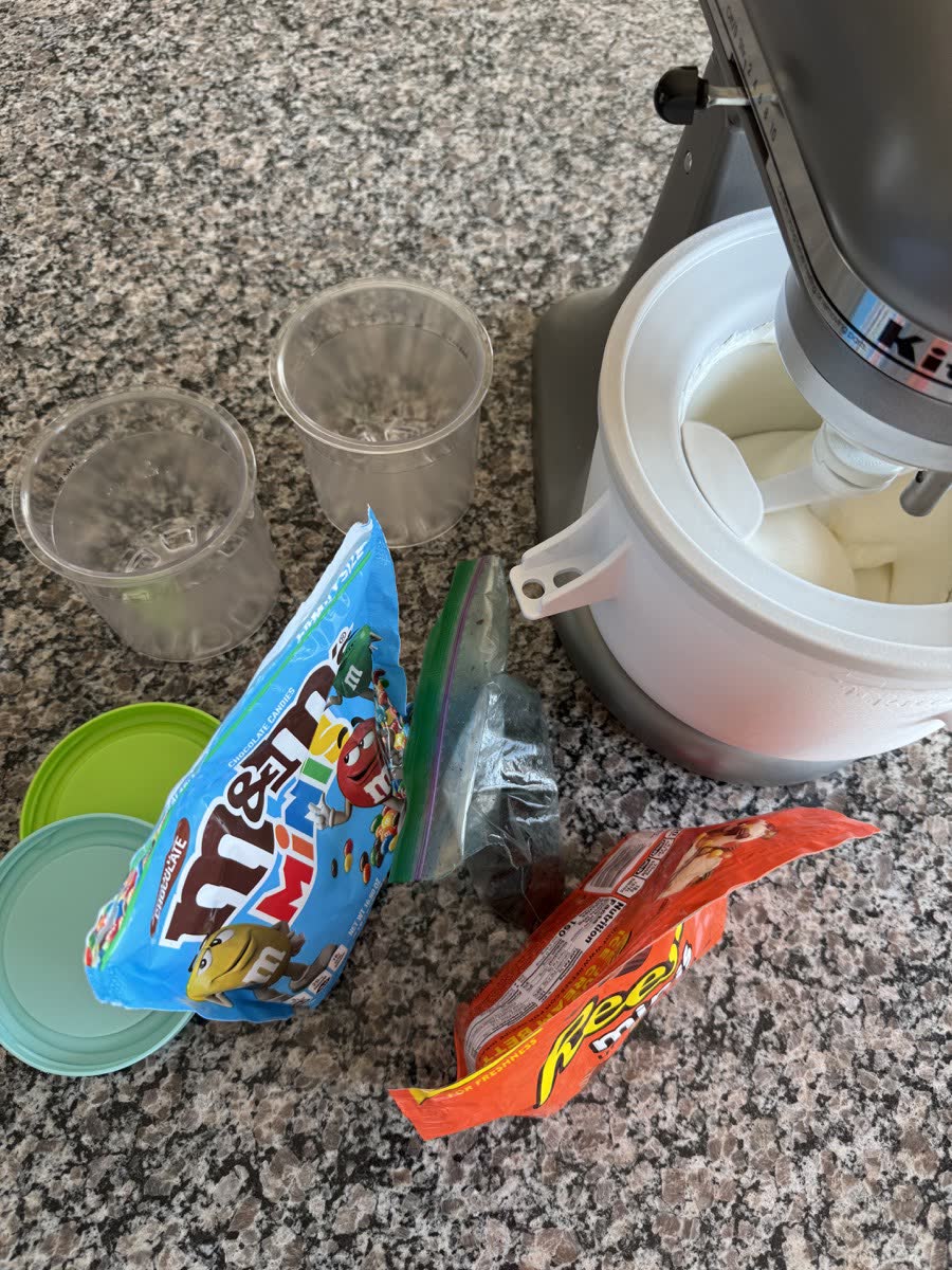Only the Best Candy homemade ice cream