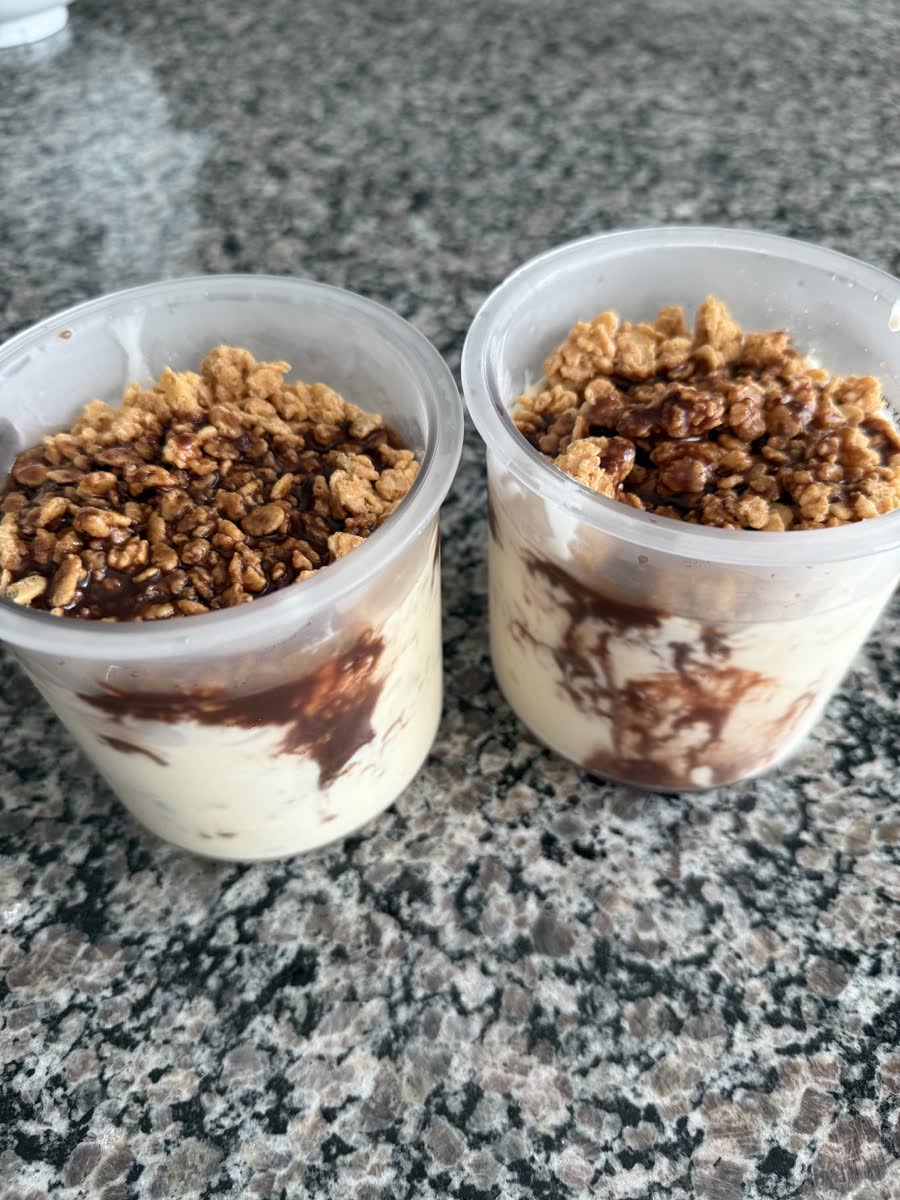 Scotcheroo homemade ice cream